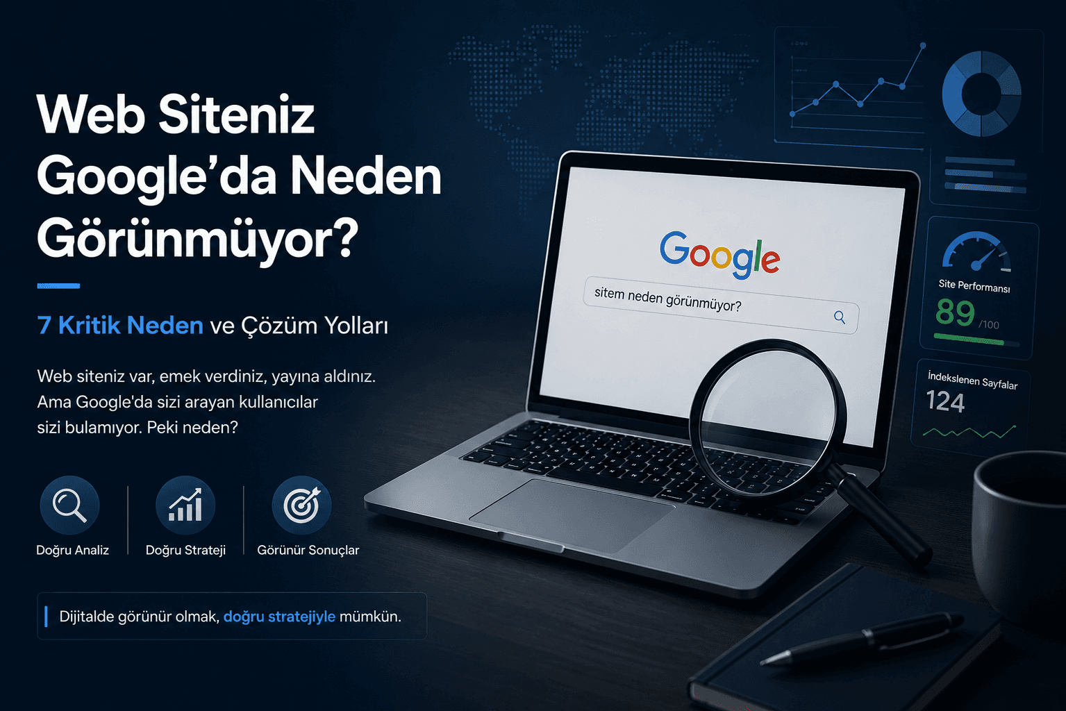 Web Siteniz Google’da Neden Görünmüyor? 7 Kritik Neden ve Çözüm Yolları